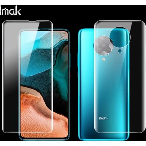 For Xiaomi Poco F2 Pro Screen Protector IMAK Hydrogel III Phone Screen+Back TPU Protective Film for Xiaomi PocoPhone F2 Pro