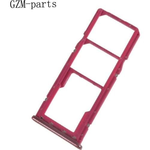 GZM-parts 20pcs/lot Single/ Dual Sim Tray Holder For Samsung A7 2018 A750 A750F 6.0 inch SIM Card Tray Slot Holder Repair Part