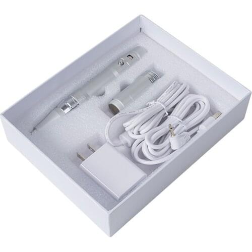 Classic Silver Tattoo Machine Permanent Makeup Machine Beauty MTS Eyebrow Pen With Cartridge Needles