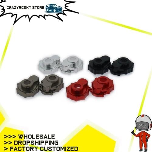 2PCS Portal Drive Housing Outer Left&Right For trx4 Rc Car 1/10 Traxxas trx4 Crawler Defender 8251 Hopup Part