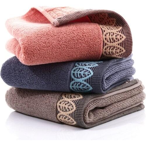 Buy One Get One For Free Embroidery Towel Adult Cotton Face Towel 110g Hand Towels Bathroom