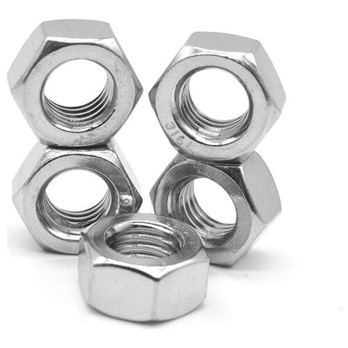 M4*0.7 M5*0.8 M6*1.0 M8*1.25 M10*1.5 M12*1.75 M14*2.0 M16*2.0 Carbon Steel Left Hand Thread Hex Nut