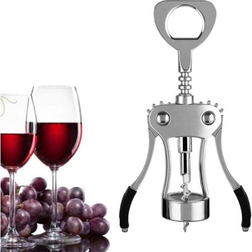 Red Wine Beer Bottle Opener Wing Corkscrew Multifunctional for High-end Red Wine and Beer
