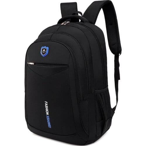 Mens business backpack outdoor travel leisure mens laptop bag student school bag middle school backpack