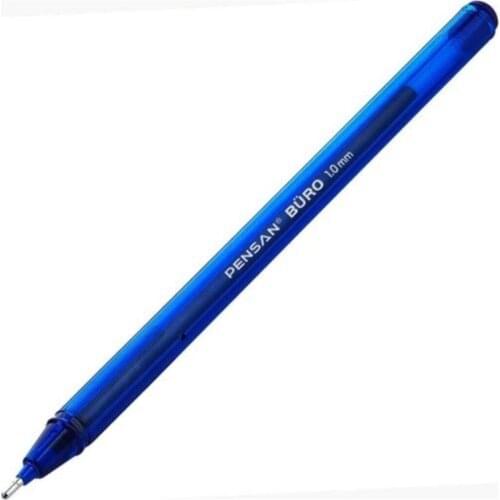 Desk 1mm Nib Ballpoint Pen 50 Pcs Blue