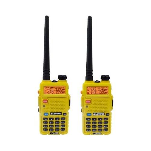 2pcs Original BAOFENG UV-5R Dual Band Two-way Radio Free Earpiece Baofeng UV 5R walkie talkie UV5R 5w portable radio