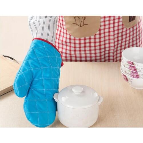 1PC Cotton Oven Glove Heatproof Mitten Kitchen Cooking Microwave Oven Mitt Non-slip Glove Thickening ENX 037