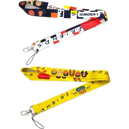 Friends TV Show Phone Neck Strap Lanyards For Keys ID Card Badge Holder Keychain Webbing Ribbon Necklace Mobile Accessories