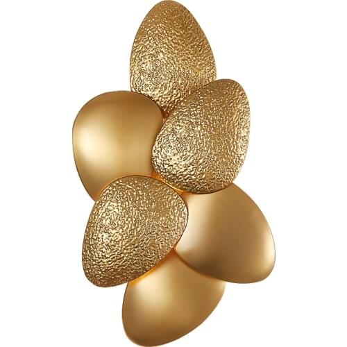 Nordic Designer Luxury Fashion Gold Lustre Wall Lamp G9 LED Indoor Lighting Living Room Decoration Bedroom Background Stairs