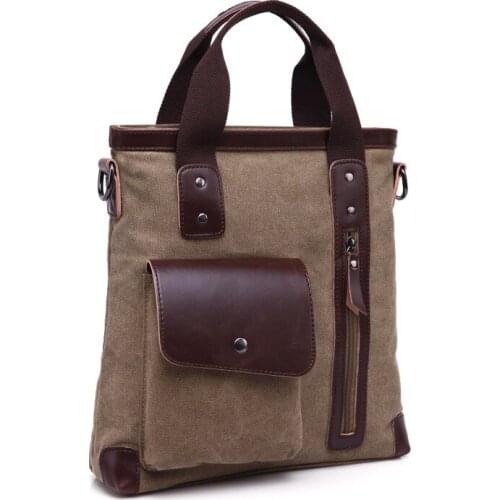 Canvas Shoulder Messenger Bag Leisure Shopping Bag Handbag Large Capacity Mommy Bag Multifunctional