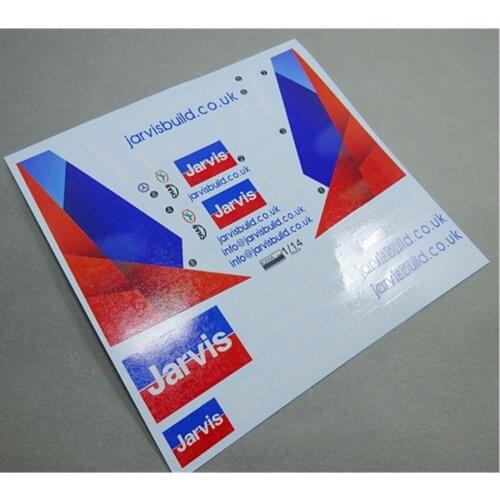 Tamiya Arocs Trucks Body Decoration Water Stickers Set For 1/14 RC Toys Model Cars TAMIYA BENZZ 3363 56352 3348 56357