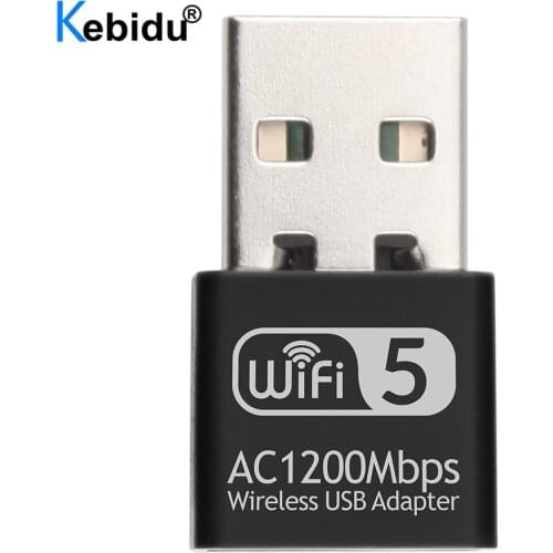 USB 2.0 WIFI Lan Adapter Wireless USB 1200Mbps WiFi Adapter Dual Band 2.4G/5Ghz Antenna Dongle 802.11ac For Laptop Desktop