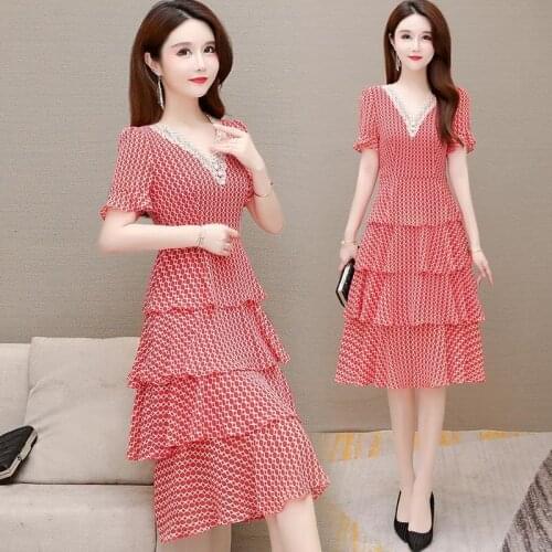 Красные летние платья XIZOU China At AliExpress