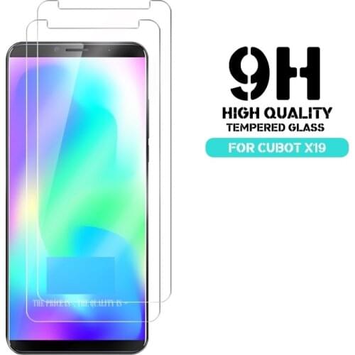For CUBOT X19 Tempered Glass On for CUBOT X 19 Screen Protector 9h Toughened Protective Glass phone film