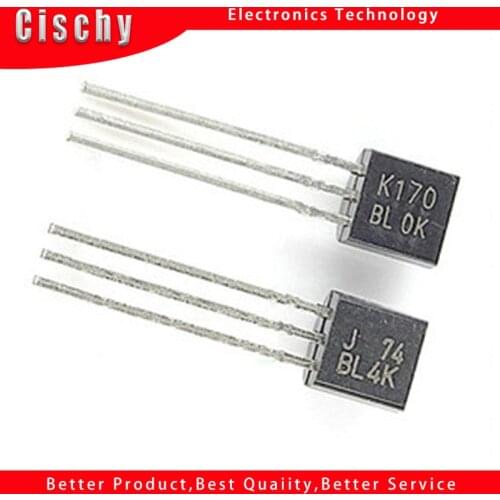 10pcs/lot 2SJ74BL 2SJ74-BL 2SJ74B 2SJ74 J74 2SK170 2SK170BL 2SK170-BL K170 2SJ74GR 2SK170GR 2SK246GR K246 TO-92