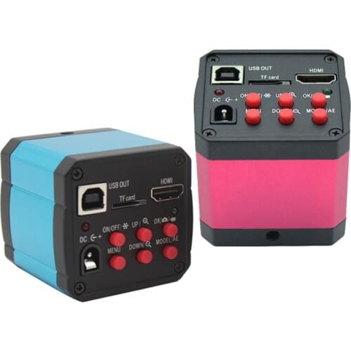 1080P 14MP HDMI USB Industry Video Microscope Camera lens TF Card Video Recorder Computer Phone Motherboard Repair Testing