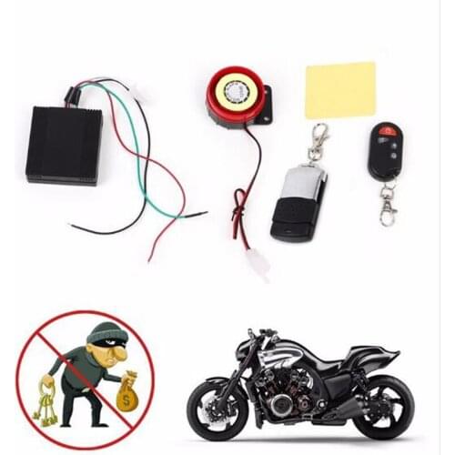 12V motorcycle anti-theft alarm pedal off-road vehicle universal ultra-small host dual remote control