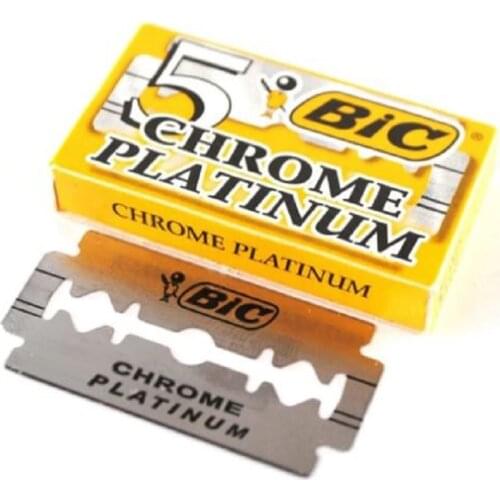 Bic Chrome Platinum Double Edge Razor 100 pcs 20X5 packs