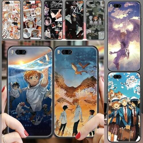 The Promised Neverland Anime Phone case For Xiaomi Mi Max Note 3 A2 A3 8 9 9T 10 Lite Pro Ultra black 3D back pretty shell