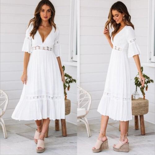 Ehuanhood Long Summer Dresses