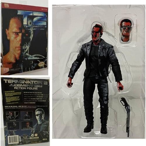 The Arnold Terminator 2 Judgment Day T-800 PVC Action Figure Collectible Model Toy
