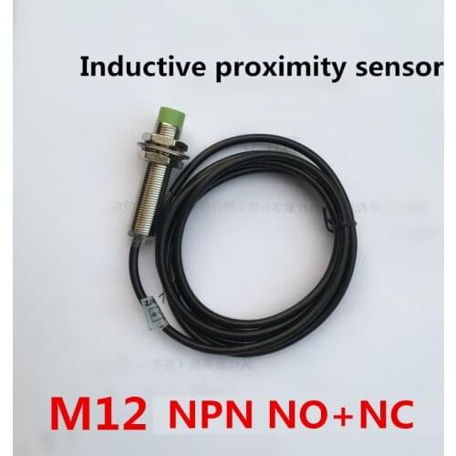 M12 DC 6-36v NPN NO +NC /normally open and normally close proximity inductive sensor switch DC 4 wires sensor distance 4mm