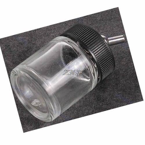 Hot-selling Airbrush Air Brush Glass Bottle Jar w/ Standard Suction Lid Pump Spray Top