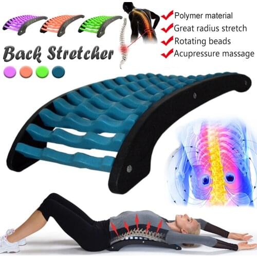 Back Massager Stretcher Equipment Massage Tools Massageador Magic Stretch Fitness Lumbar Support Relaxation Spine Pain Relief
