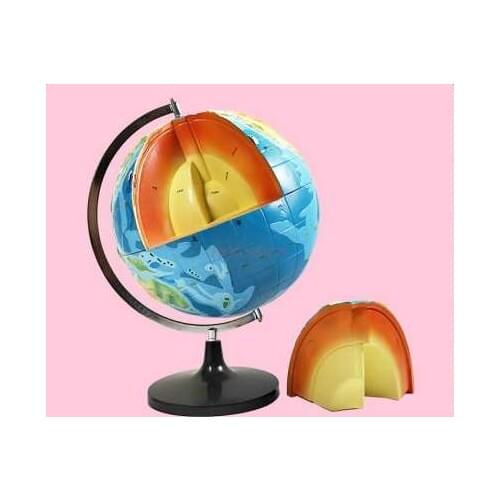 Earth internal structure model three-dimensional globe model 32cm teaching instrument junior high school geography teaching aid