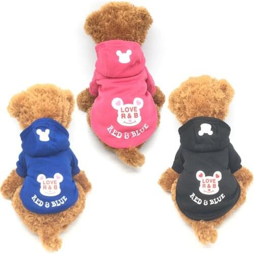 Fashion Winter Warm Dogs Clothes Dog Hoodies Outfit Jacket Clothing for Dogs Chihuahua Yorkie Hoodie Clothes Dogs Pets Supplies