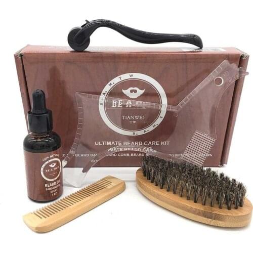 New 2020 Hot 1 box Beard growth kit Beard growth kit Beard Growth Roller kit 540 microneedle roller beard microneedle roller