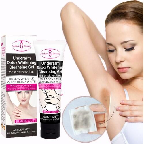 50ML Armpit Whitening Cream Whitening Gel Underarm Private Part Nipple Repair Cream Body Underarm Bleaching Lotion Skin Care