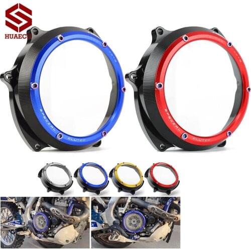 CNC Racing Clear Clutch Cover Protector for Yamaha YZ250F YZ 250F YZ 250 F 2019 2020 2021