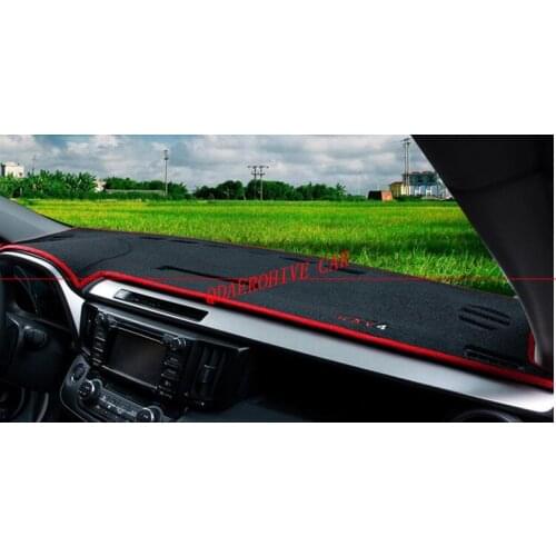 QDAEROHIVE LHD For Toyota RAV4 XA40 Car Dashboard Protector Mat Shade Photophobic Interior Styling 2013 2014 2015 2016 2017