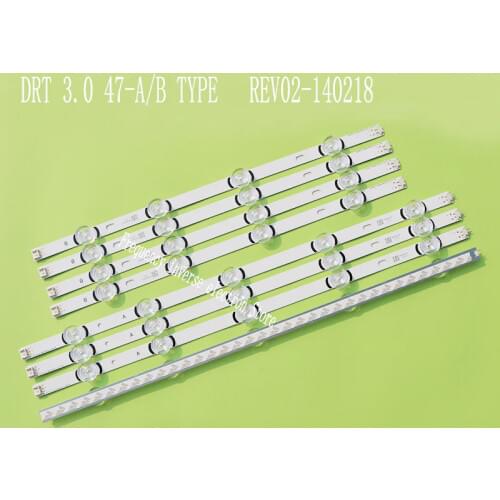 LED Backlight strip 9 Lamp For LG 47" TV DRT 3.0 47" 47LB631V 47LB561V 47LB6300 47GB6500 47LB652V 47lb650v 47LB5610 47LB565V