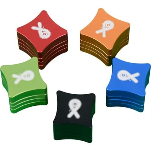 One Piece Magnetic Multi-Color Billiard Chalk Holder Accessories Blue Red Black Orange 2019