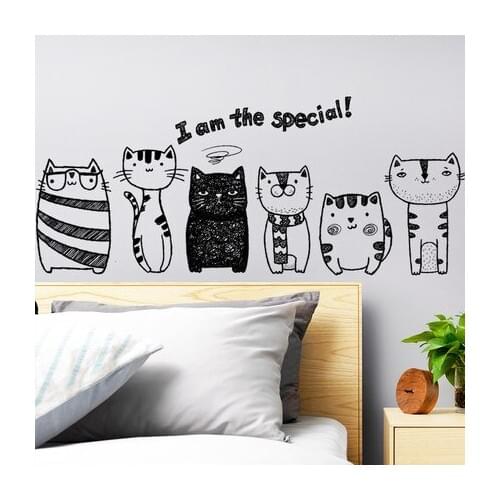 I am the Special Quotes PVC Wall Sticker Cartoon Animal Kids Room Childern Bedroom Home Decoration Poster Wall Decals Poster