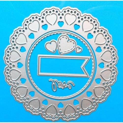 YLCD1056 Circle Metal Cutting Dies For Scrapbooking Stencils DIY Album Cards Decoration Embossing Folder Die Cuts Template Mold