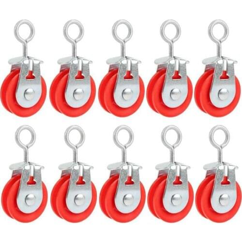 10Pcs Greenhouse Pulley Plastic Pulley Ventilation Outlet Pulley Accessories for Agriculture Farm