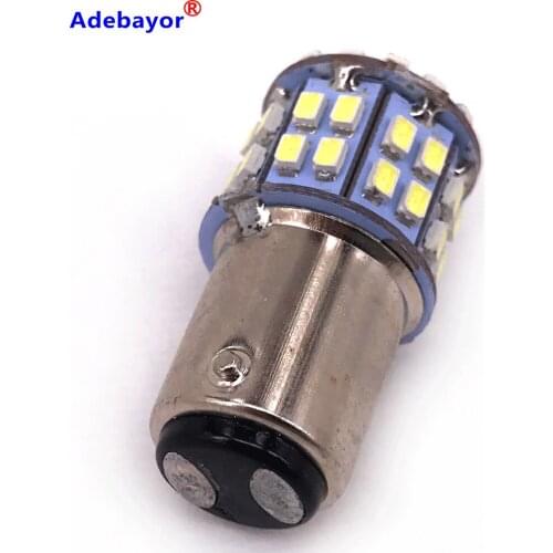 150pcs 1157 3020 SMD 50 Led Car Light BAY15D P21/5W Auto Brake Light Bulb Lamps Xenon for ford Car Styling White Adebayor 150X