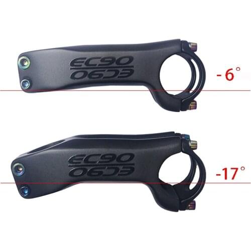 2021 EC90 -6 /-17 degree MTB carbon fiber stem mountain Bicycle Stem road bike stem handle 28.6-31.8MM