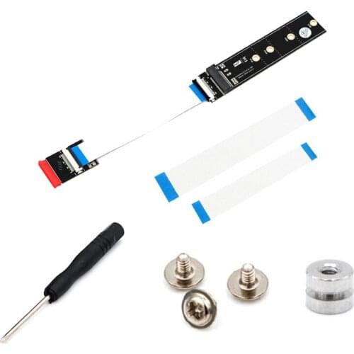 NGFF M.2/M2 Adapter M.2 SSD Adaptador SSD M2 M.2 Riser/Extender NVME SSD Adapter Components Computer Expansion Cards + FPC Cable