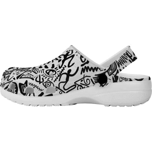 NOISYDESIGNS Beach Shoes Women Clogs New Casual Women Garden Shoes Non-slip Sandals Slip on Girl Fashion Slides Outdoor