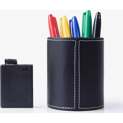 Color Pen Prediction with Leather Pen Holder Magic Tricks Magician Stage Close Up Illusion Accessory Gimmick Mentalism Fun Magia
