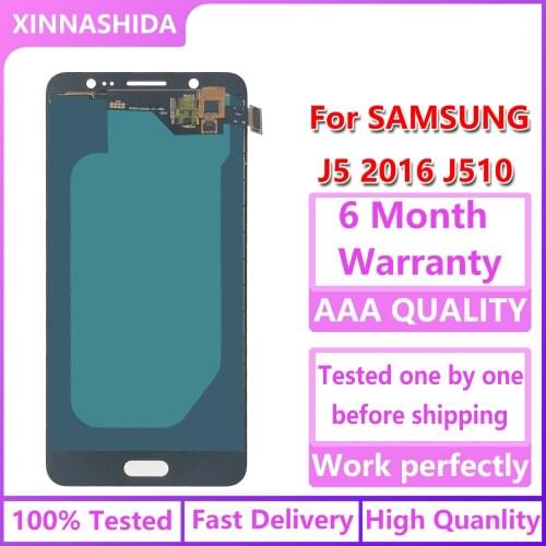COPY OLED AMOLED LCD For Samsung Galaxy J5 2016 J510 J510F J510FN J510M J510Y LCD Display Touch Screen Digitizer Assembly