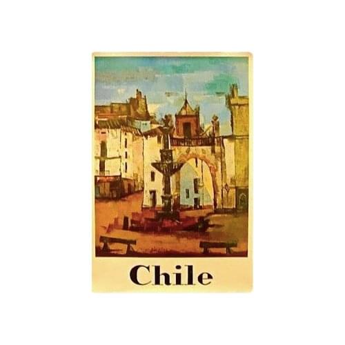 Buscar con Google Chile Travel Tour Retro Vintage Poster Canvas Painting DIY Wall Paper Posters Home Decor Gift