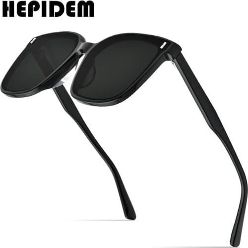 HEPIDEM 2021 New Acetate Round Sunglasses Retro Men Gentle Fashion Brand Design Sun Glasses for Women Vintage Mirrored gm FRIDA