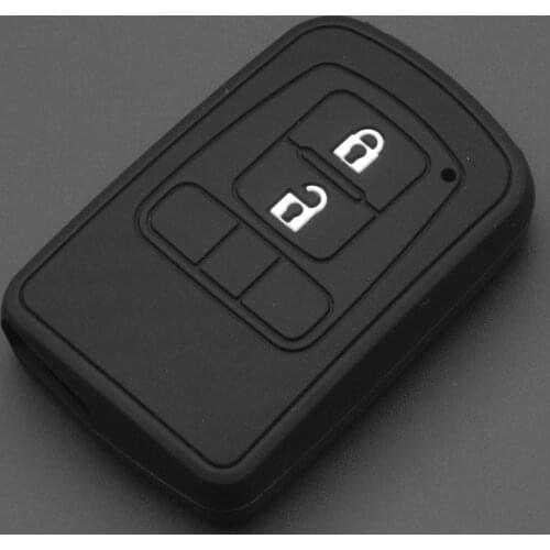 Kutery Remote Car Key Case Silicone Protect Shell For Toyota Camry Sienna Noah Voxy Avalon Auris Crown Land Cruiser