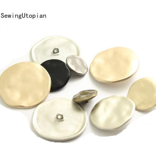 10PCS Round Coat Clothing Metal Buttons DIY Materials Fashion Buttons Coat Windbreaker Bag Decorative Button Button 18-38mm