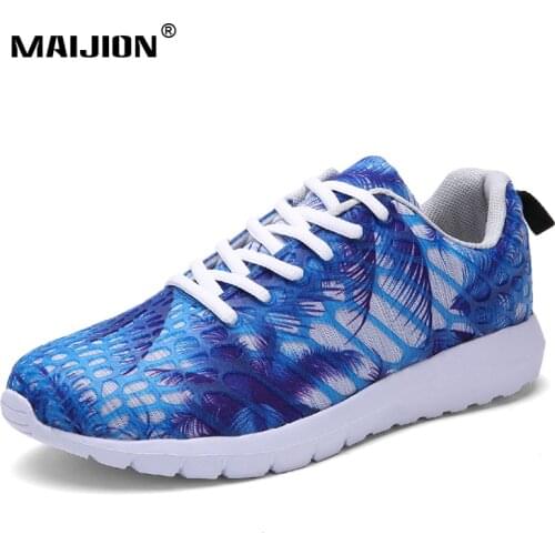 Fashion Unisex Outdoor Sneakers Breathable Men Running Shoes Colorful Women Jogging Flats KPU Material Sports Walking Non Slip